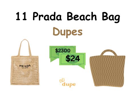 models own beach bag dupe|prada's beach bag dupes.